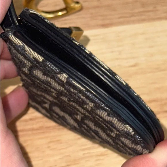 Dior oblique saddle Monogram Key Holder change purse charm - Picture 5 of 11